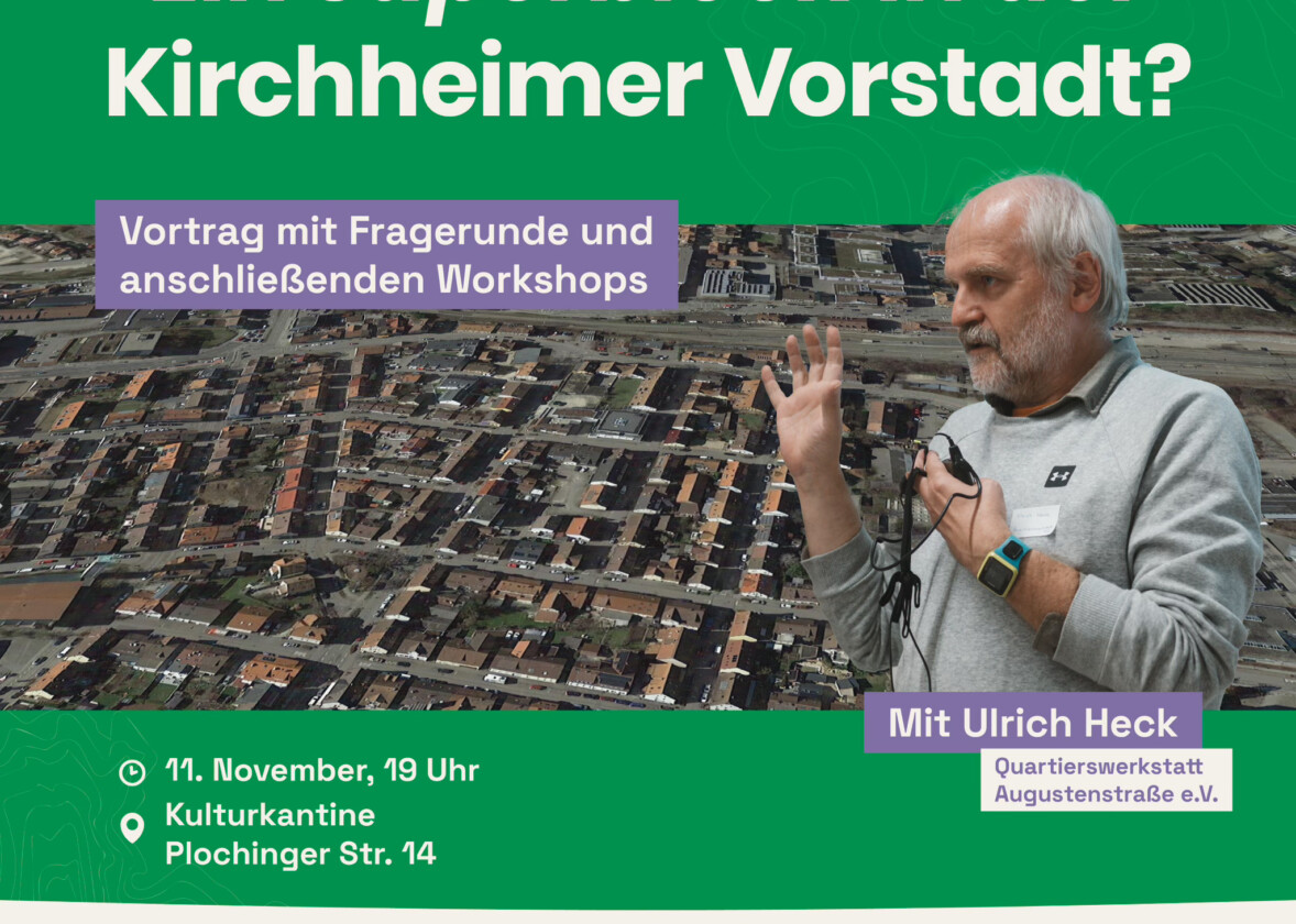 Superblock in der Kirchheimer Vorstadt?! Einladung zum Info-Abend 11. November, 19 Uhr