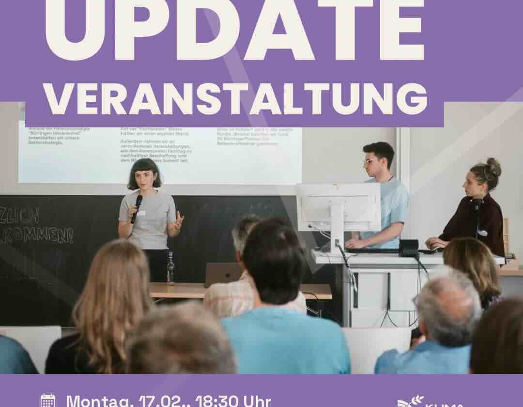 Einladung zur nächsten Update-Veranstaltung