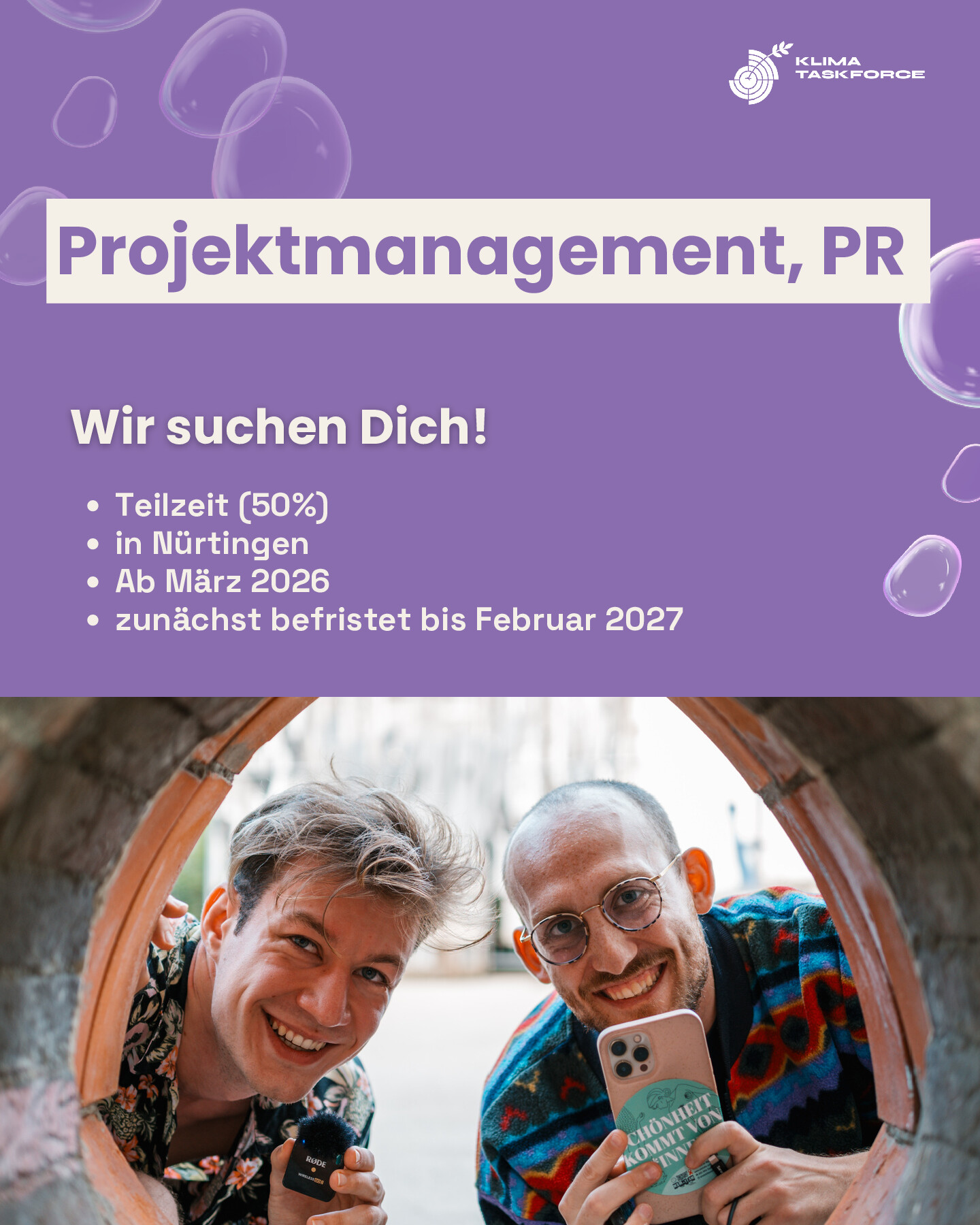 Die Klima-Taskforce Nürtingen sucht Verstärkung!
