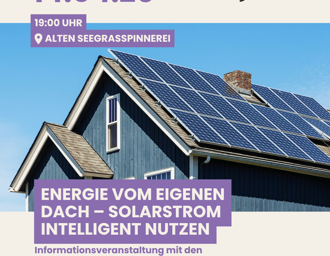 Energie vom eigenen Dach – bist du dabei?